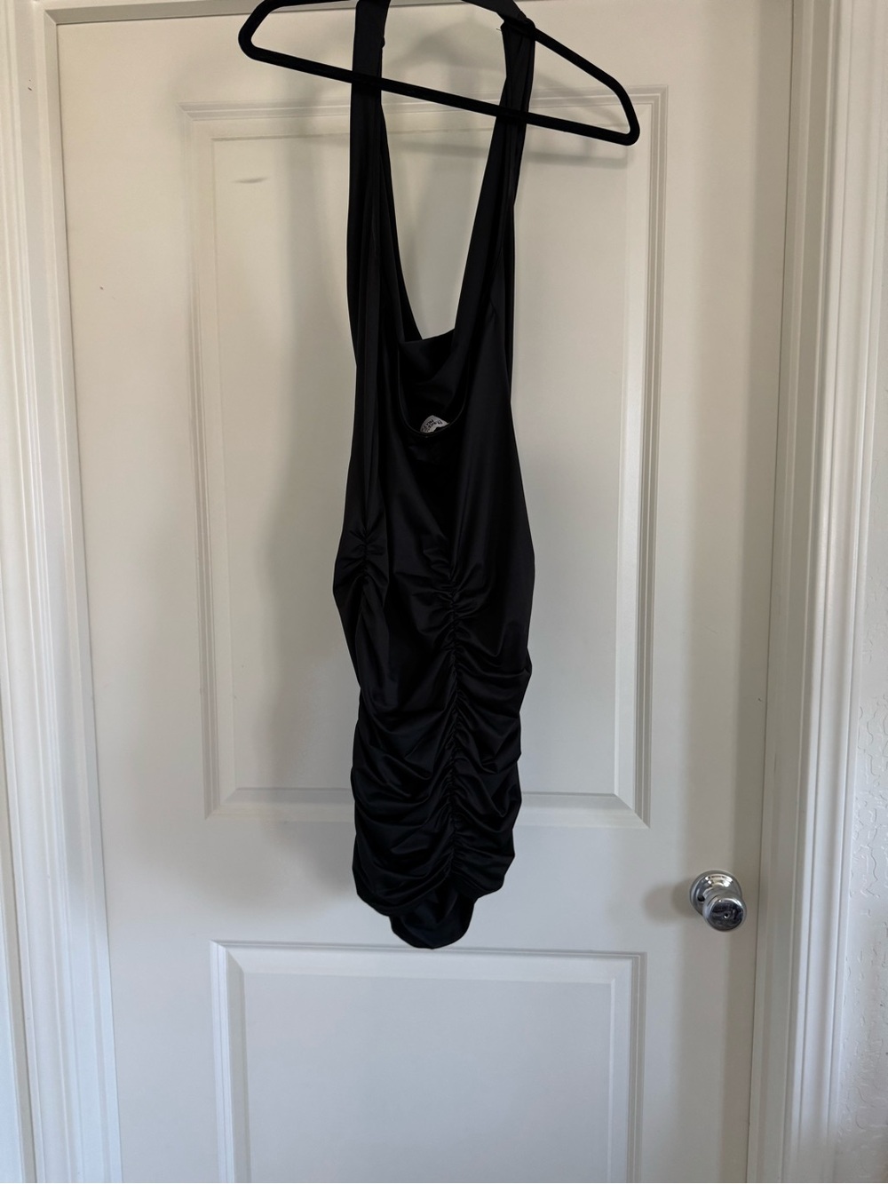 Princess Polly Black Cowl Neck Mini Dress - Picture 3 of 5